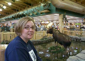 Allison and a Moose